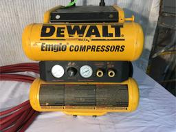 DeWalt HD Electric 4 Gallon Compressor W/ Hose