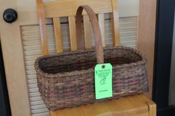 Wood-Handled Ash Basket