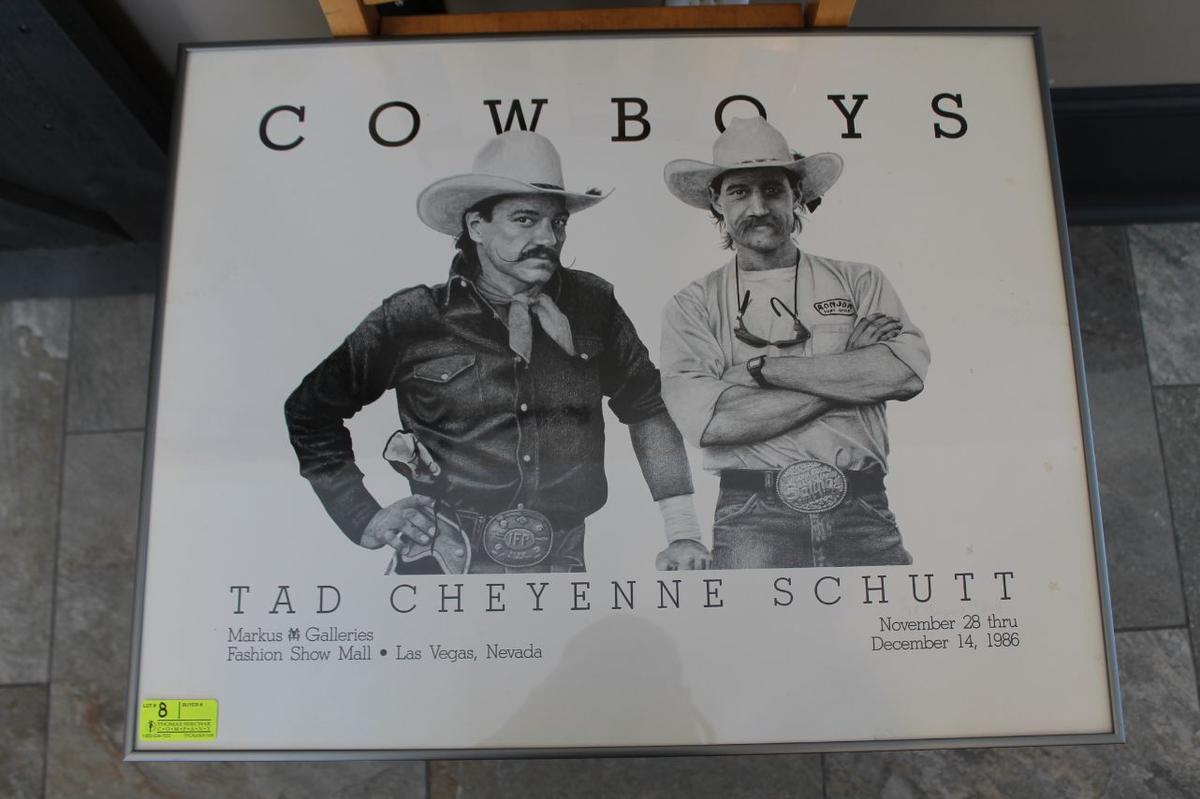 Tad Chayenne Schutt Cowboys Poster