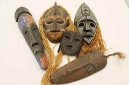 (5) Tribal Masks