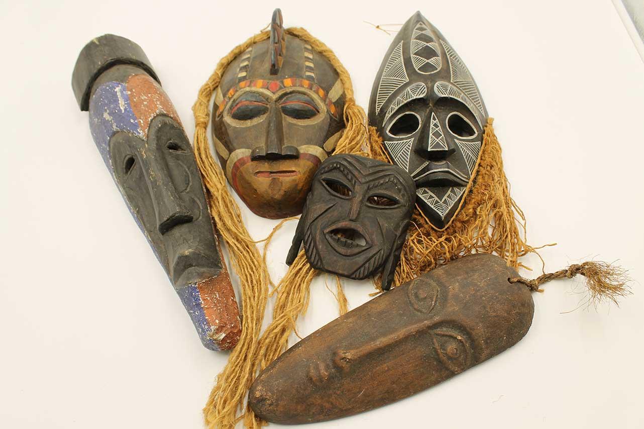 (5) Tribal Masks