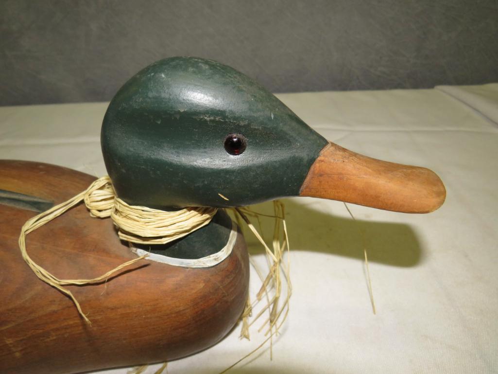 Signed Luxury Carved Duck Decoy