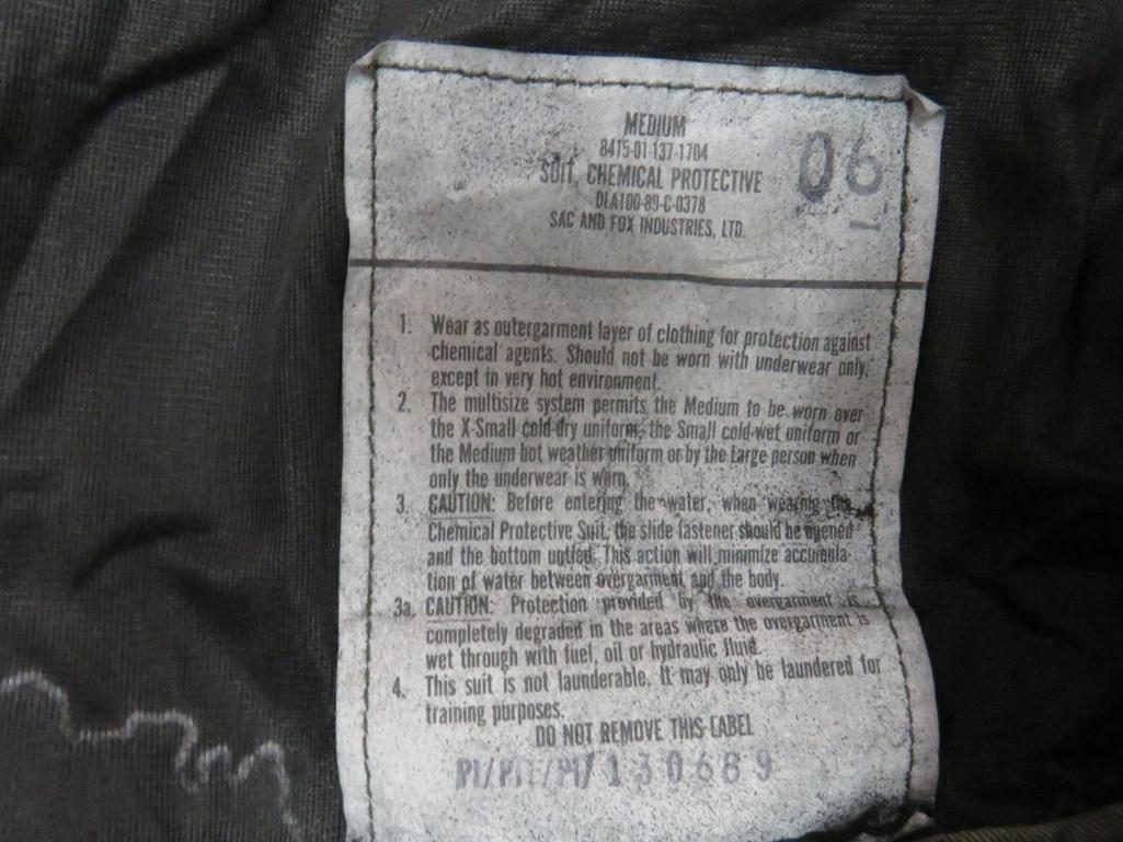 Woodland Camo Chemical Protective Jacket