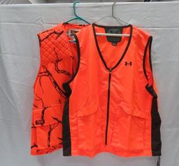 (2) Blaze Orange Vests