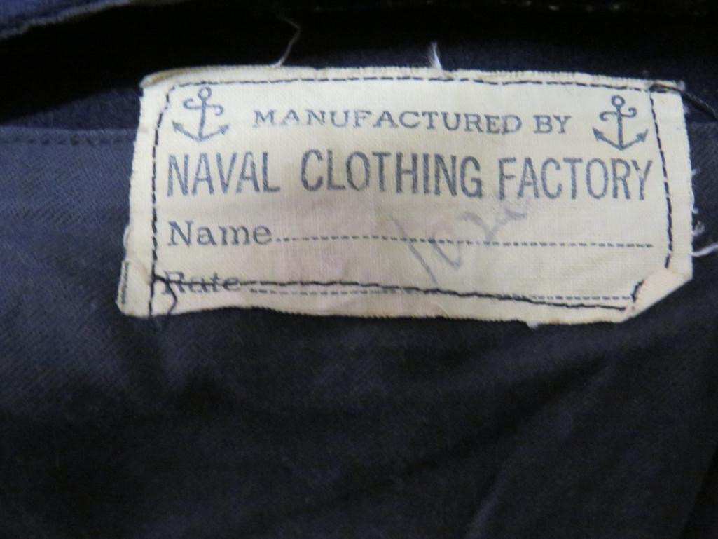 (2) Pair of Wool Naval Clothing Factory Pants