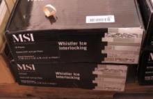 (20) pcs. of 11.8" x 11.8") MSI Whistler Ice Interlocking Tile