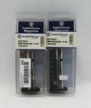 (2) Smith & Wesson SD9/SD9VE 16 Round 9mm Magazines