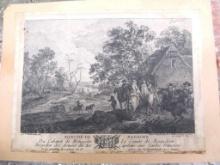 18th C French Small Engraving