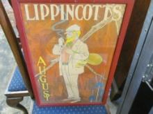 Framed Lippincott?s Advertising Piece