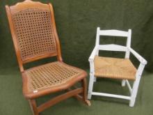 (2) Antique Child?s Chairs