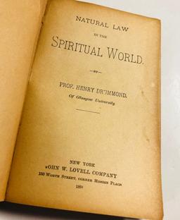 Natural Law in the Spiritual World by Henry Drummond (1891)