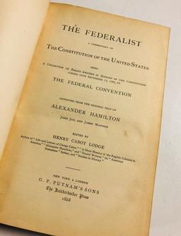 THE FEDERALIST Commentary on the Constitution of the United States (1888) by ALEXANDER HAMILTON