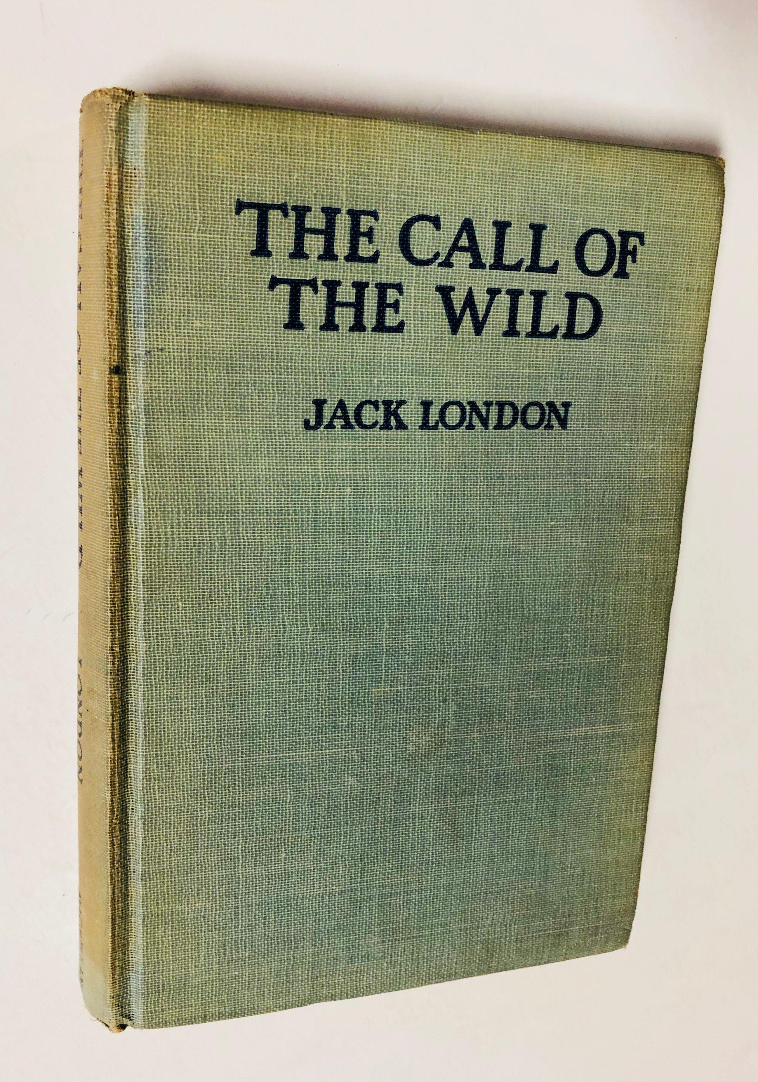 TWO COPIES of Call of the Wild by Jack London - Portland Illustrated Classics - MacMillan (1945)