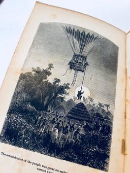 Five Weeks in a Balloon; Journeys and Discoveries in Africa By Three Englishmen - JULES VERNE (1887)