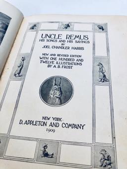 UNCLE REMUS His Songs and His Says (1909) by Joel Chandler Harris