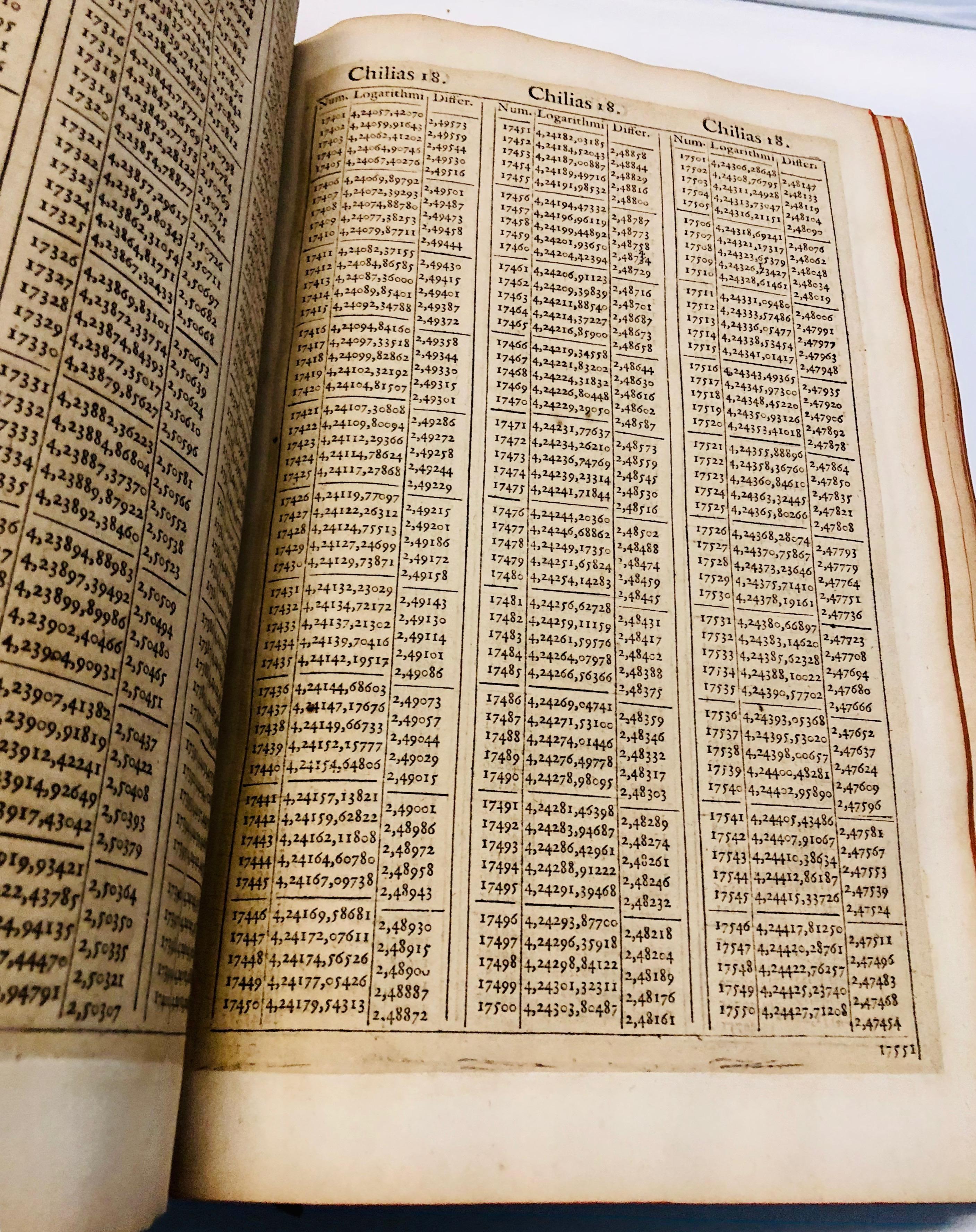 RAREST Arithmetique Logarithmetique (1628) by John Napier MATHEMATICS HISTORY