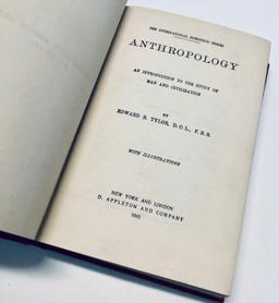ANTHROPOLOGY by Edward B. Tylor (1925)