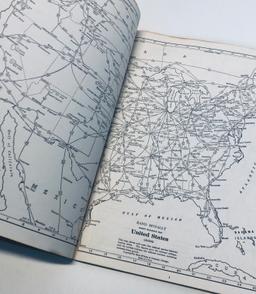1928 Handy RAILROAD ATLAS of the United States