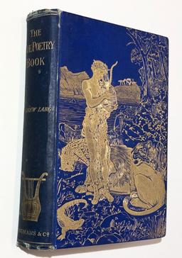 RARE The Blue Poetry Book by Andrew Lang (1891)