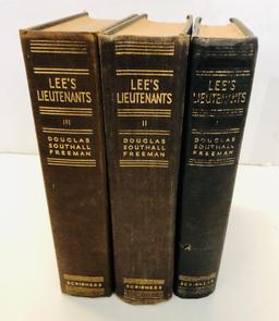 Lee's Lieutenants: A Study in Command THREE VOLUME SET by Douglas Southall Freeman (1944) CIVIL WAR