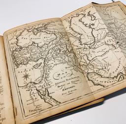 ANTIQUARIAN BOOK with Maps and Engravings (c.1790-1810)