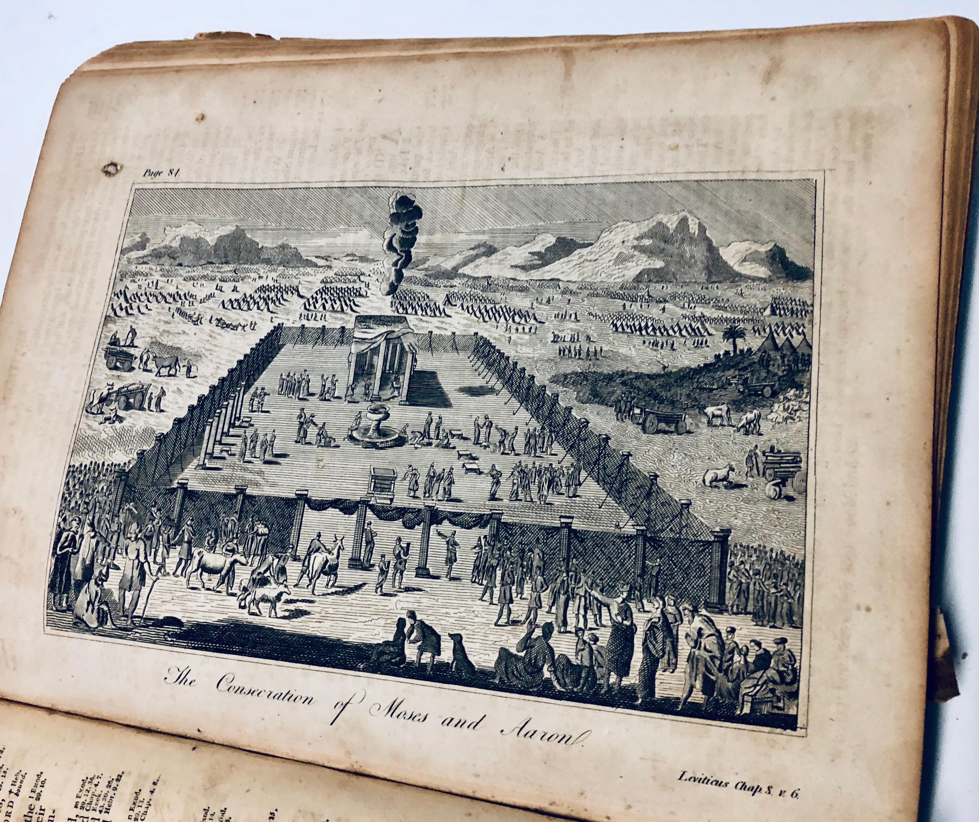 ANTIQUARIAN BOOK with Maps and Engravings (c.1790-1810)