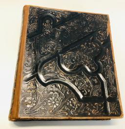 RARE Holy Bible with Old & New Testaments (1891) with Hand-Written GENEALOGY & MAPS - LARGE FOLIO