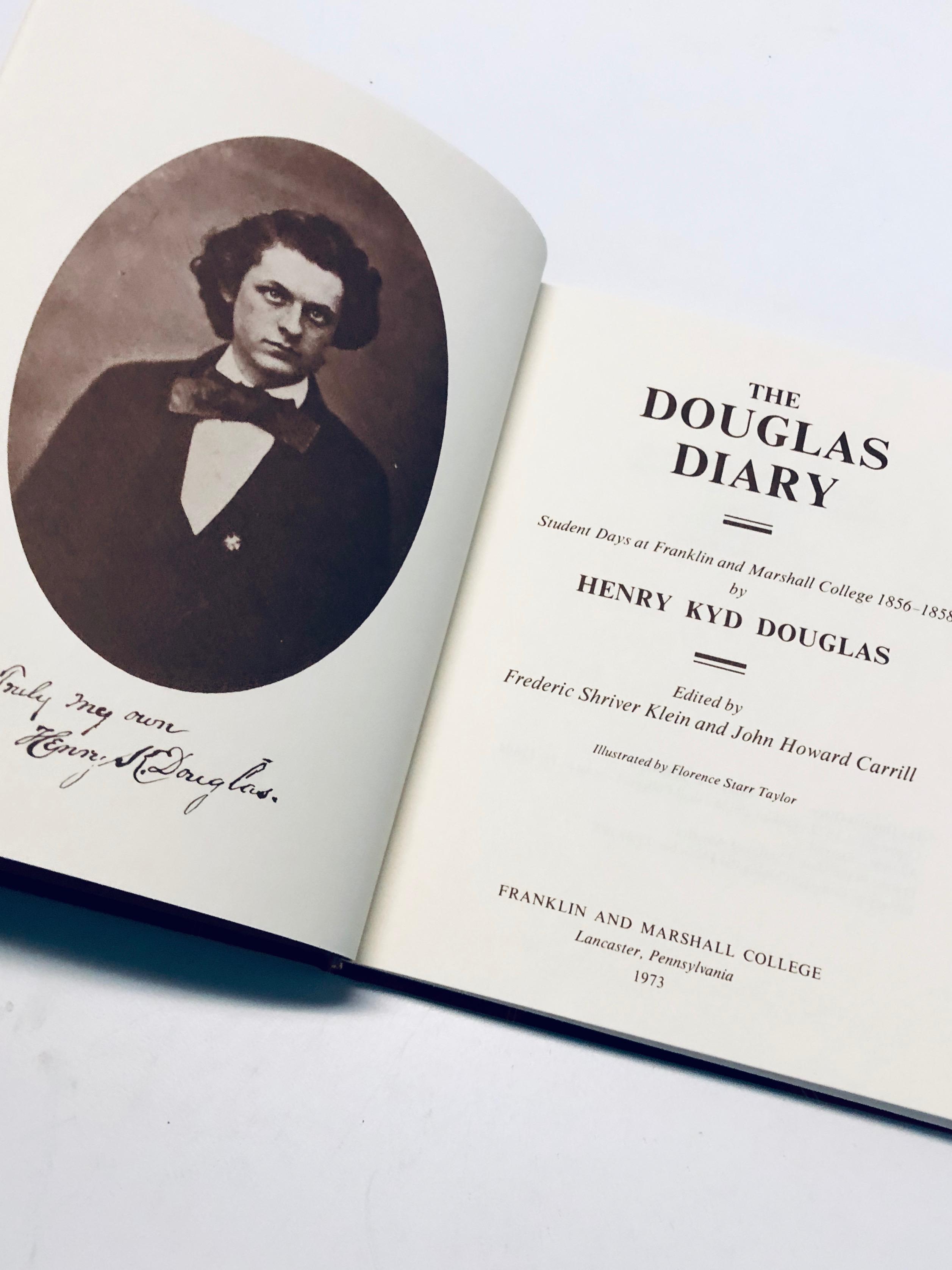 The Douglas Diary: Student Days at Franklin and Marshall College 1856 to 1858