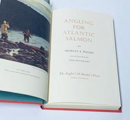 RARE Angling for Atlantic Salmon by Shirley E. Woods (1976) LIMITED SIGNED - FISHING