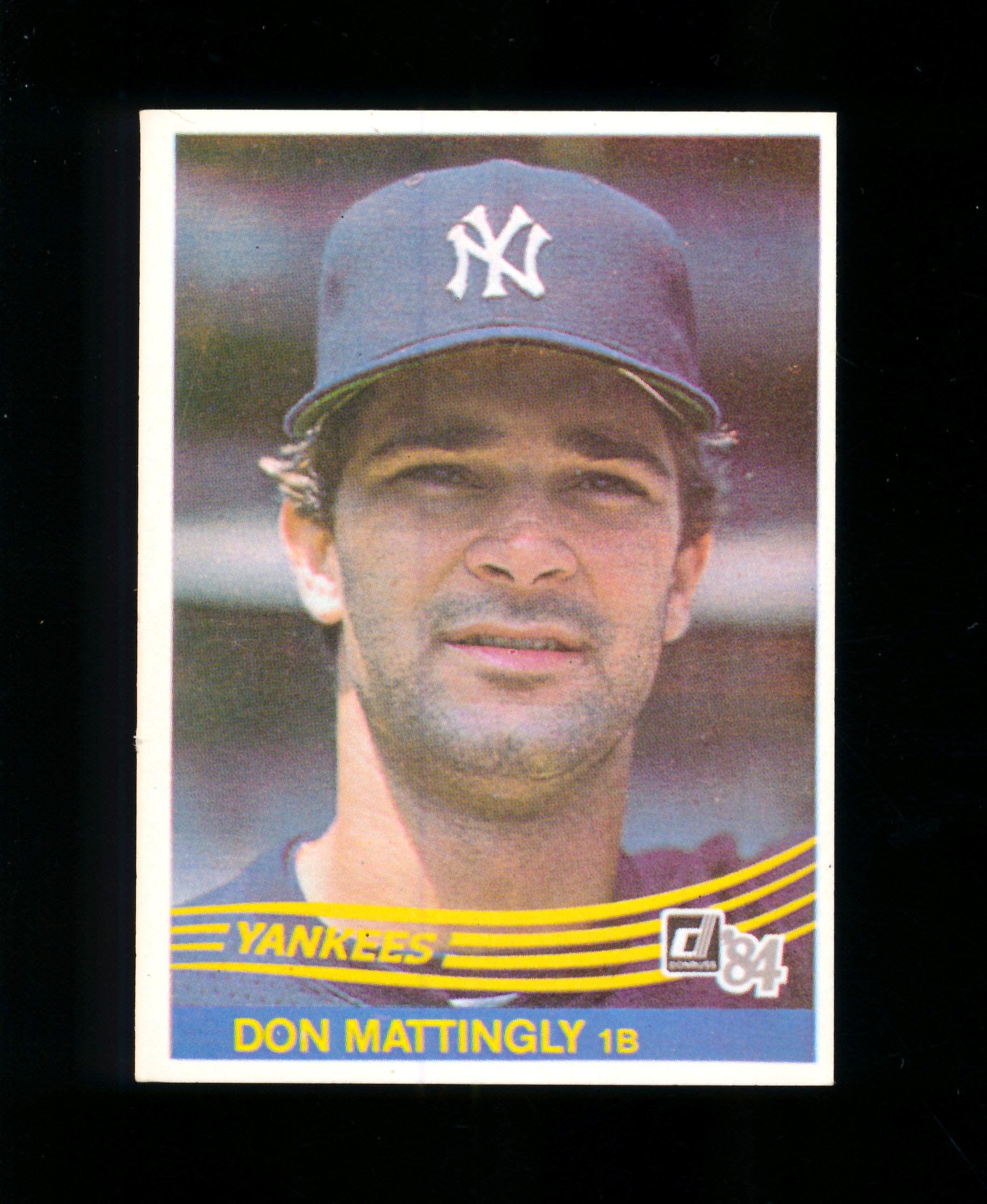 1984 Donruss ROOKIE Baseball Card #248 Rookie Hall of Fame. Don Mattingly N