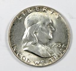 1953 Franklin Half Dollar MS-63
