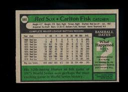 1979 Topps Baseball Card #680 Hall of Famer Carlton Fisk Boston Red Sox