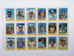 1984 Topps Ralsto Purina Baseball Card Complete Set of 33 Cards. High Grade