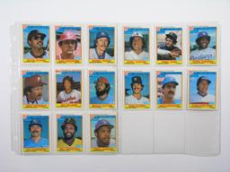 1984 Topps Ralsto Purina Baseball Card Complete Set of 33 Cards. High Grade