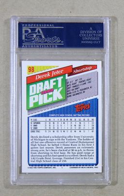 1993 Topps Gold ROOKIE Baseball Card #98 Rookie Hall of Famer Derek Jeter N
