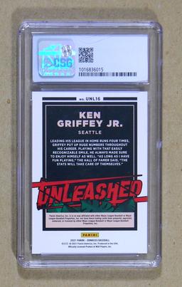 2021 Donruss "Unleashed" Baseball Card #UNL16 Hall of Famer Ken Griffey Jr