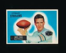 1955 Bowman Football Card #120 Hall of Famer James Fink Pittsburgh Steelers