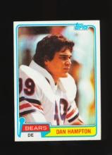 1981 Topps ROOKIE Football Card #316 Rookie Hall of Famer Dan Hampton Chica