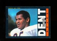 1985 Topps ROOKIE Football Card #24 Rookie Hall of Famer Richard Dent Chica