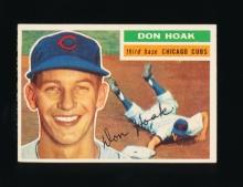 1956 Topps Baseball Card #335 Don Hoak Chicago Cubs
