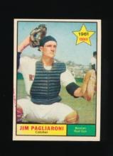 1961 Topps ROOKIE Baseball Card #519 Rookie Jim Pagliaroni Rookie Star