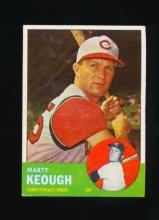 1963 Topps Baseball Card #21 Marty Keough Cincinnati Reds