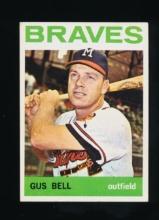 1964 Topps Baseball Card #534 Gus Bell Miwaukee Braves