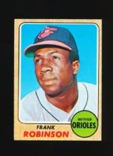 1968 Topps Baseball Card #500 Hall of Famer Frank Robinson Baltimore Oriole