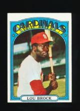 1972 Topps Baseball Card #200 Hall of Famer Lou Brock St Louis Cardinals