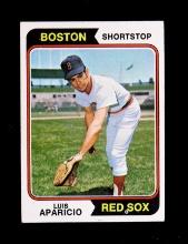 1974 Topps Baseball Card #61 Hall of Famer Luis Aparicio Boston Red Sox