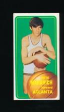 1970-71 Topps ROOKIE Basketball Card #123 Rookie Hall of Famer Pete Maravic