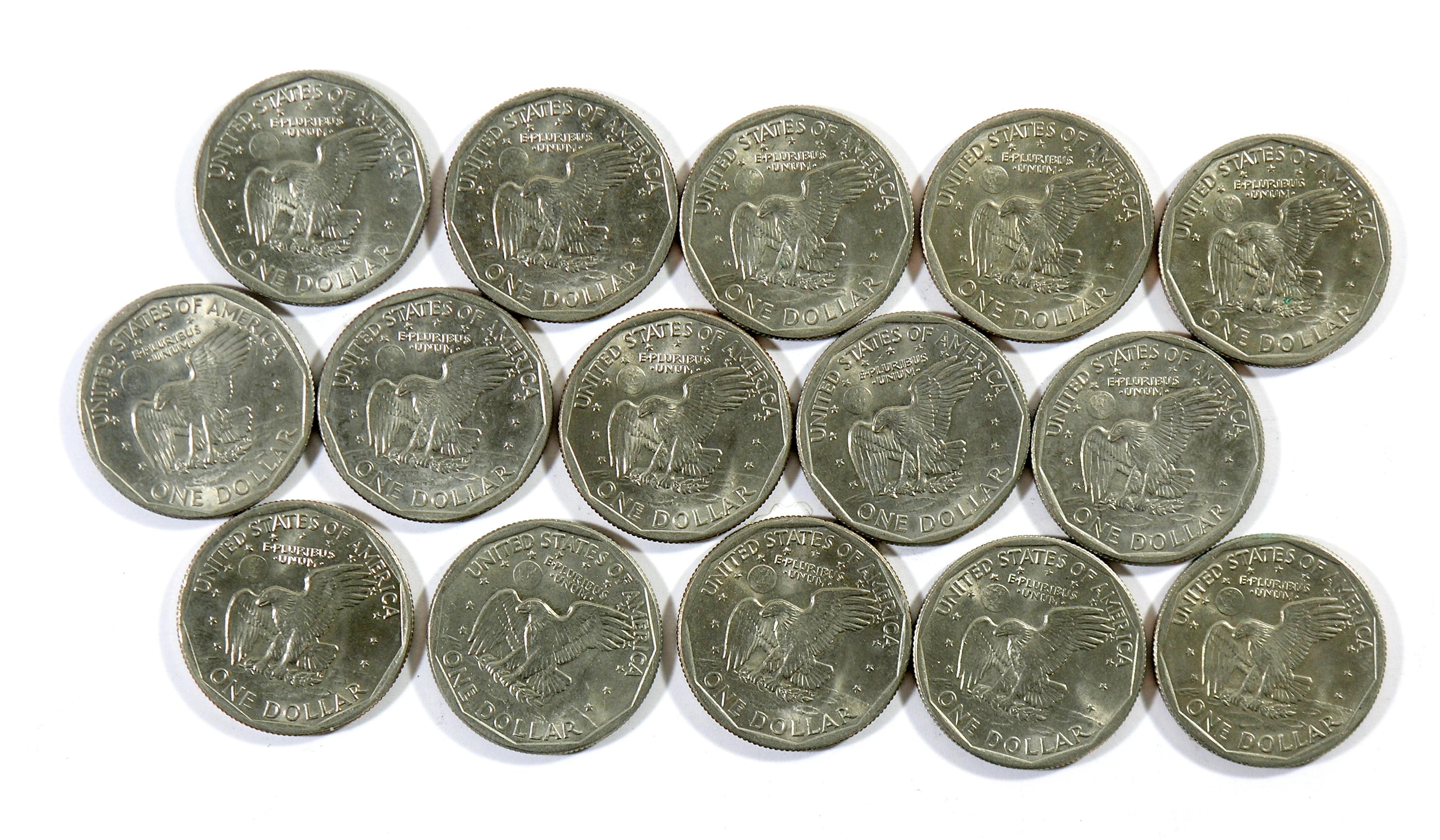 (15) 1979 Susan B Anthony 1 Dollar Coins