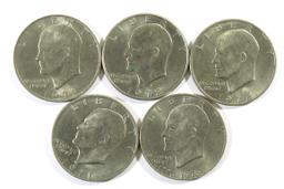 (5) 1970s Ike Dollars
