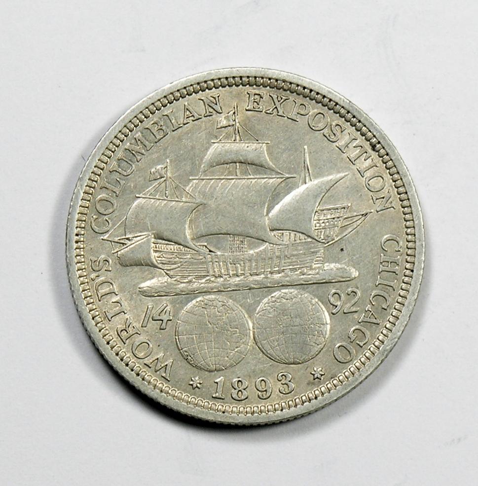 1893 Columbian Commemorative Silver Half Dollar (Worlds Columbian Expositio